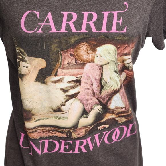 Carrie Underwood Concert T-shirt Womens Size XL The Cry Pretty 360 Tour Brown - Picture 2 of 6